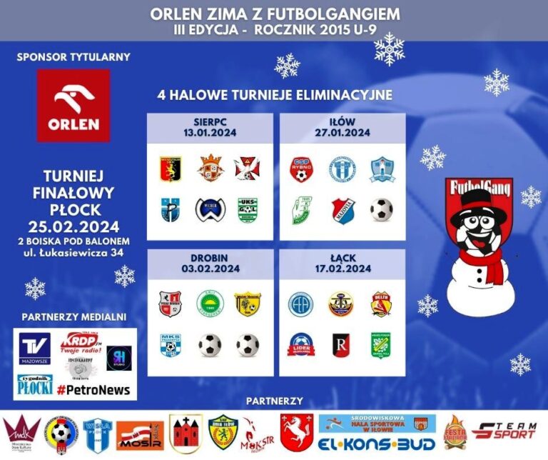 Pozostały tylko 3 wolne miejsca w eliminacjach ORLEN Zimy z FutbolGangiem.