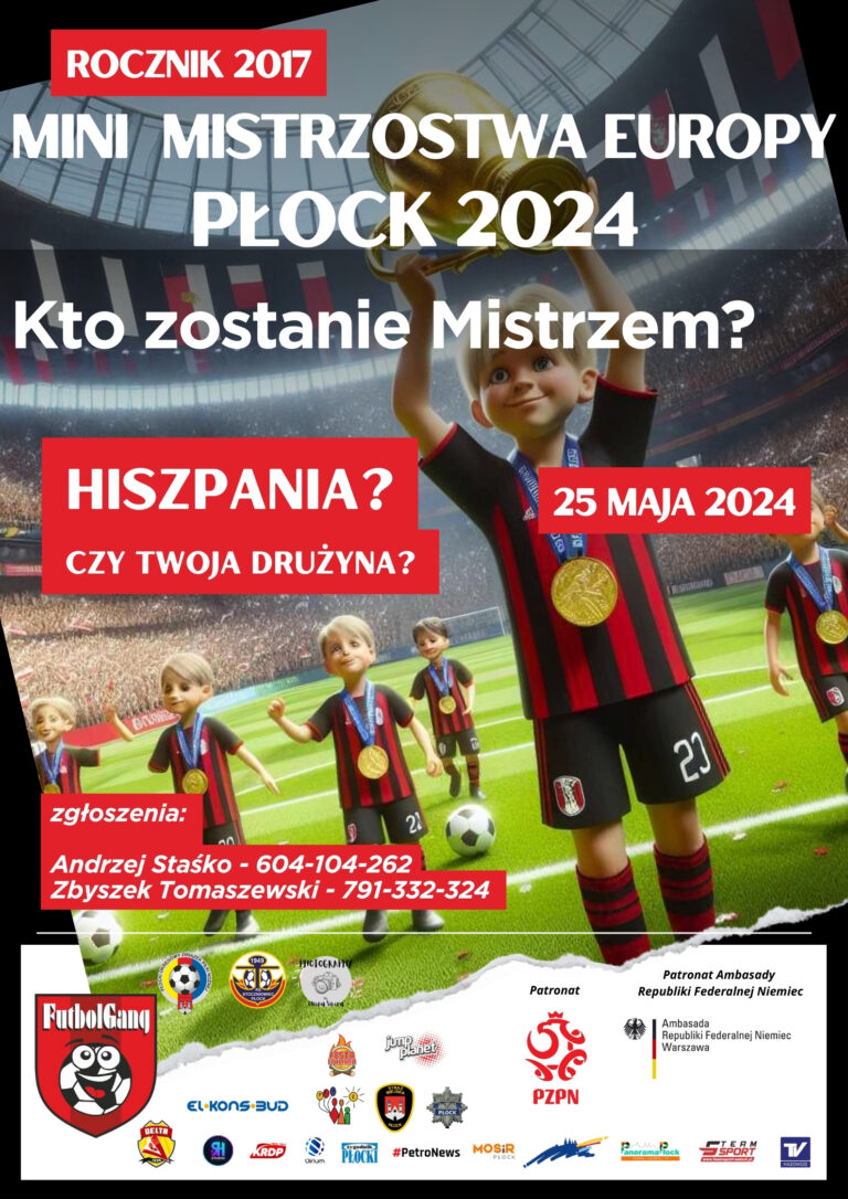 Zbliżają się Mini Mistrzostwa Europy Płock 2024.
